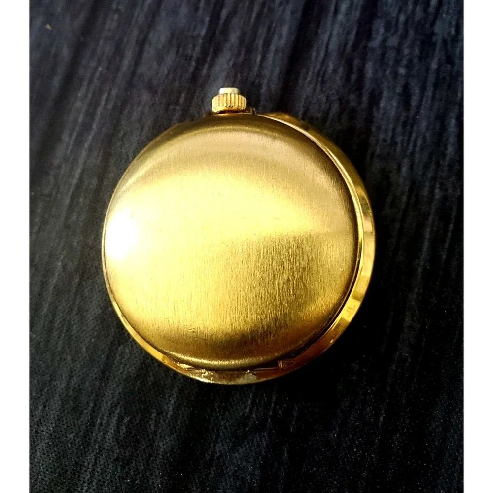 Vintage Dufonte Lucien Piccard Swiss Inspired Date Pocket Watch Everything Works